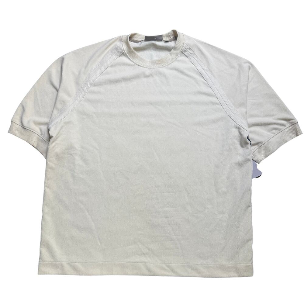 AMONGST OTHERS DROP OVER SIZED SHIRT XL BEIGE BROWN TAN TEE TSHIRT MEN NEW